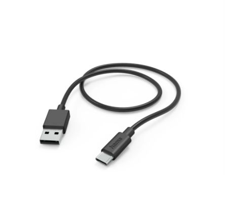 Hama USB 2.0, Male USB A to Male USB C, 480Mbps, 1m [00201594]; 325-115