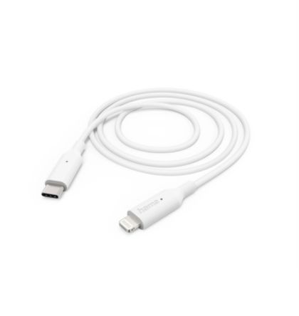 Hama USB 2.0, Male Lightning to Male USB C, 480Mbps, 1m [00201598]; 325-120