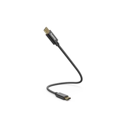 Hama USB 2.0, Male USB C to Male USB C, 480Mbps, 200mm [00201604]; 325-128