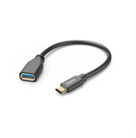 Hama USB 3.2, Female USB A to Male USB C, 480Mbps, 150mm [00201605]; 325-130