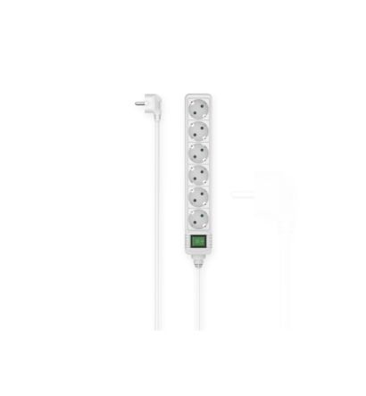 Hama 6 Gang Power Distribution Unit, 3m Cable, 16A, 250 V [00223008]; 325-142