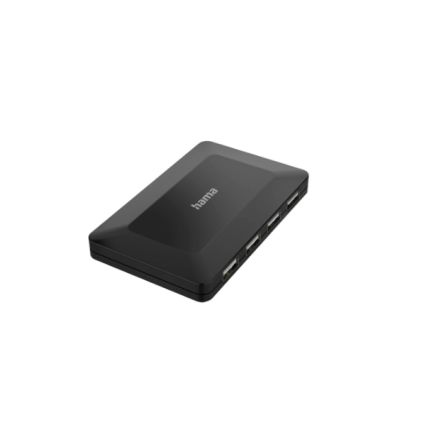 Hama 4 Port USB 2.0 USB A USB C Hub, USB Powered, 9.6 x 1.4 x 6cm [00200122]; 325-210
