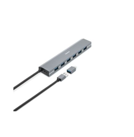 Hama 7 Port USB 3.2 USB A, USB C USB C Hub, USB Powered, 15.6 x 1.2 x 3.2cm [00200137]; 325-215
