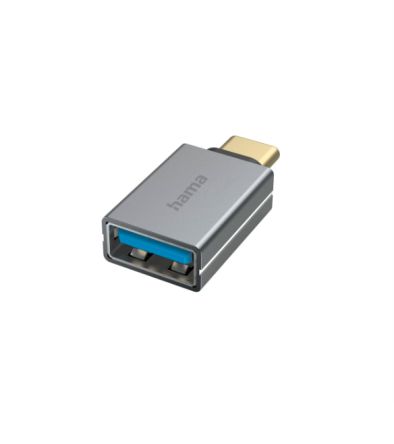 Hama Straight, Plug-In, Male to Female- Dual Port Type USB A, USB C USB 3.2 USB Adaptor [00200300]; 325-222