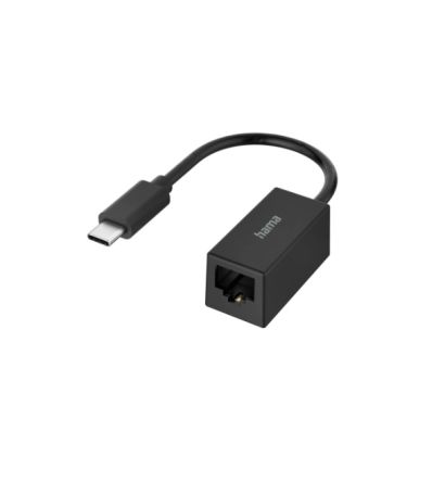 Hama Port USB Network Adapter USB 3.1 USB C to RJ45 1000Mbit/s Network Speed [00200322]; 325-232
