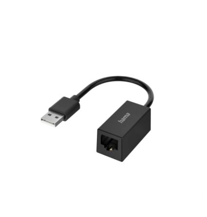 Hama Port USB Network Adapter USB 2.0 USB A to RJ45 100Mbit/s Network Speed [00200324]; 325-234