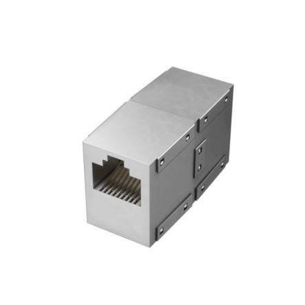 Hama Network Adapter Series Female to Female Ethernet Connector, Cable Mount, Cat6 Straight 2 Port 1 -Way [00200327]; 325-238