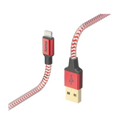 Hama USB 2.0, Male Lightning to Male USB A, 480Mbps, 1.5m [00201554]; 325-269