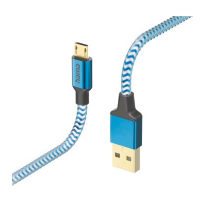 Hama USB 2.0, Male USB A to Male Micro USB B, 480Mbps, 1.5m [00201555]; 325-271