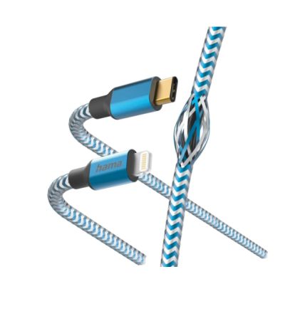 Hama USB 2.0, Male Lightning to Male USB C, 480Mbps, 1.5m [00201561]; 325-278