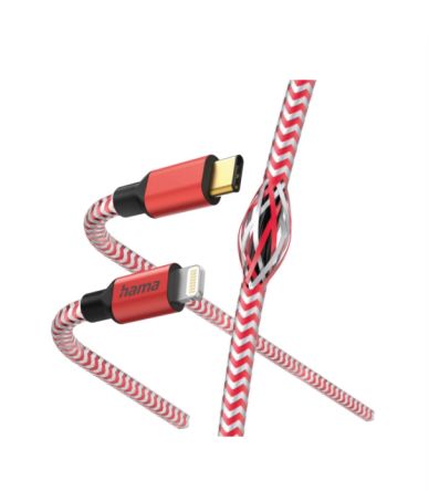 Hama USB 2.0, Male Lightning to Male USB C, 480Mbps, 1.5m [00201562]; 325-279