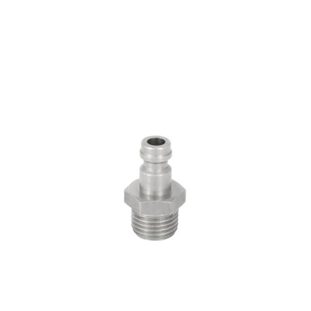 RS PRO Brass Male Pneumatic Quick Connect Coupling, M14 Male Threaded [0]; 325-424
