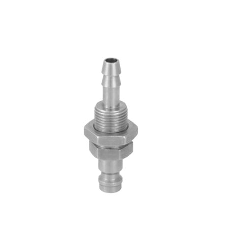 RS PRO Brass Male Pneumatic Quick Connect Coupling, M10 x 1 Male 4mm Hose Barb [0]; 325-440