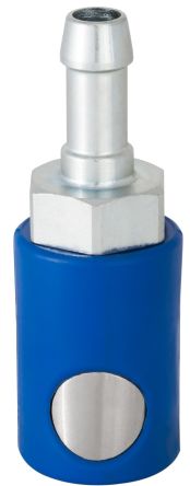 RS PRO Steel, Plastic Female Pneumatic Quick Connect Coupling, 13mm Hose Barb [0]; 325-451