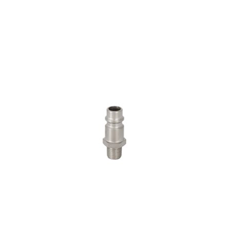 RS PRO Brass, Steel Male Pneumatic Quick Connect Coupling, BSPT 1/2 in Male Threaded [0]; 325-478