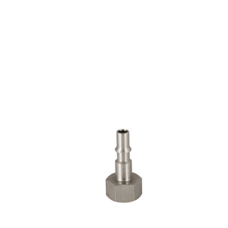 RS PRO Brass, Steel Male Pneumatic Quick Connect Coupling, 1/4 in BSP Female Threaded [0]; 325-490
