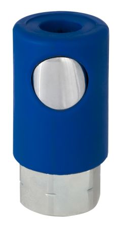 RS PRO Plastic, Steel Female Pneumatic Quick Connect Coupling, 1/8 BSP Female Threaded [0]; 325-563