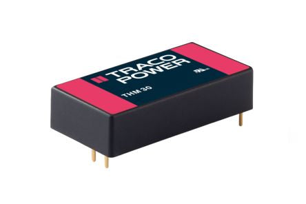 TRACOPOWER THM 30 DC-DC Converter, 5V dc/ 6A Output, 9 → 18 V dc Input, 30W, PCB Mount, +80°C Max Temp -40°C Min [THM 30-1211]; 325-647
