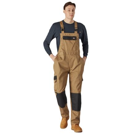 Dickies Khaki Reusable Bib & Brace, XXXL [DK0A867NK151]; 326-805
