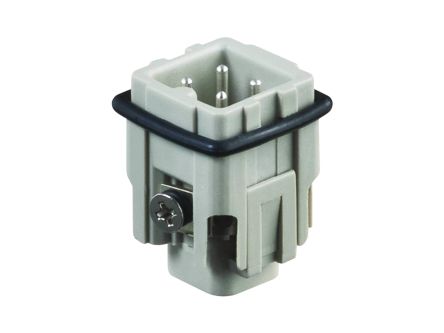 TE Connectivity Heavy Duty Power Connector Module, 10A, Male, HA Insert Series, 4 Contacts [T2010032101-000]; 327-402