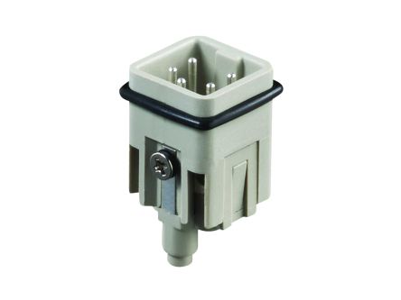 TE Connectivity Heavy Duty Power Connector Module, 10A, Male, HA Insert Series, 5 Contacts [T2010042101-000]; 327-405