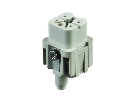 TE Connectivity Heavy Duty Power Connector Module, 10A, Female, HA Insert Series, 5 Contacts [T2010042201-000]; 327-407