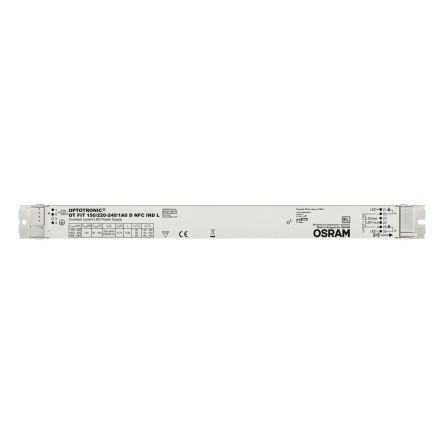 Osram LED Driver, 64 → 300V Output, 150W Output, 1A Output, Constant Current [OT-FIT-150/220-240/1A0-D-NFC-IND-L]; 327-725