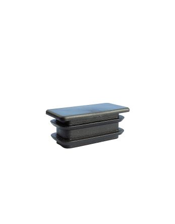 Guitel Hervieu Black Plastic Rectangular End Cap, 30 x 20mm 30 x 20 mm Strut Profile [702350]; 327-991