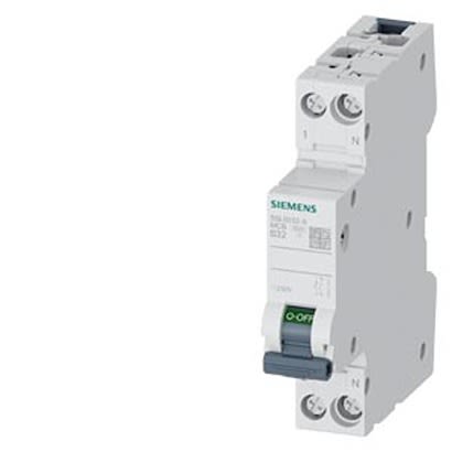 Siemens SENTRON 5SL60 MCB, 1P + N, 32A Curve B, 230V AC, 60V DC, 6 kA Breaking Capacity [5SL6032-6]; 328-348