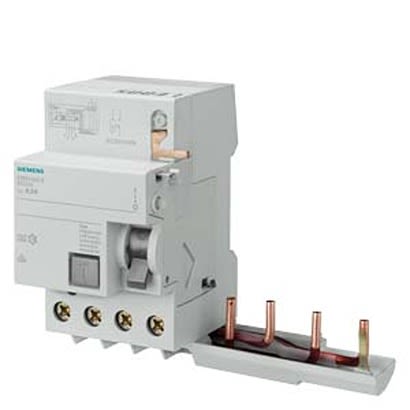 Siemens 5SM27 RCCB, 63A, 4 Pole, 500mA, Type A, 400V [5SM2745-8]; 328-401