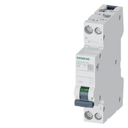 Siemens SENTRON 5SL60 MCB, 1P + N, 6A Curve C, 230V AC, 60V DC, 6 kA Breaking Capacity [5SL6006-7KL]; 328-538