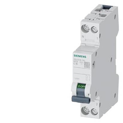 Siemens SENTRON 5SL60 MCB, 1P + N, 16A Curve C, 230V AC, 60V DC, 6 kA Breaking Capacity [5SL6016-7KL]; 328-543