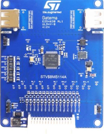 STMicroelectronics Battery Management System Module Based On L99BM114 Battery Monitoring Controller Module STEVAL-BMS114 [STEVAL-BMS114]; 328-657