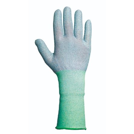 Traffi TG720 Blue Yarn Abrasion Resistant, Cut Resistant Work Gloves, Size L, Uncoated Coating [A-TG720-BL/GR-L]; 328-707
