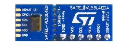 STMicroelectronics Breakout Board Embedding The VL53L4ED Time-Of-Flight High Accuracy Proximity Sensor With Extended [SATEL-VL53L4ED]; 328-780