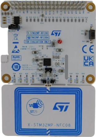 STMicroelectronics STM32MP Expansion Board For NFC Card Reader Expansion Board Expansion Board X-STM32MP-NFC08 [X-STM32MP-NFC08]; 328-782