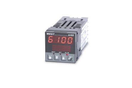 West Instruments P6100 Temperature Control Module, 48 x 48 x 110mm, 3 Output Linear, 24 → 48 V Supply Voltage [P6100-1710020]; 328-804