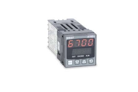 West Instruments P6700 Controller, 48 x 48 x 110mm 1 Input, 3 Output Linear, 24 → 48 V Supply Voltage Limit [P6700-2111020]; 328-813
