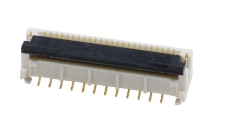 Molex, V-Flip 0.5mm Pitch 24 Way Vertical Male FPC Connector, Through Hole [5019512430]; 329-076