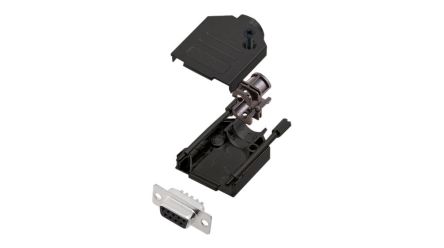 Encitech Connectors 6355 9 Way Side Entry Cable Mount Solder D-sub Connector Socket [6355-0101-31]; 329-417