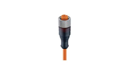 Lumberg Automation Straight Female 4 way M12 to Sensor Cable, 5m [RKT 4-07/5 M]; 329-844