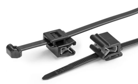 HellermannTyton Cable Ties, , 200mm x 4.6 mm, Black Nylon, Pk-100 [156-03219]; 329-880