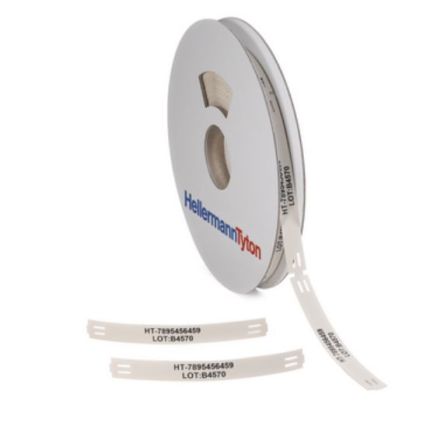 HellermannTyton 556-20069 Cable Tie Cable Marker, White, for TIPTAG11X65WH-PO-WH, 556-20069 [556-20069]; 329-921