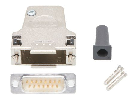 FCT from Molex, FCT Series D-Sub Connector Backshell For Use With D-Sub Connectors [FMK2-15P-6190 / 1731140963]; 330-149