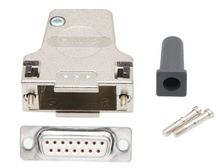 FCT from Molex, FCT Series D-Sub Connector Backshell For Use With D-Sub Connectors [FMK2-15S-6190 / 1731140964]; 330-150