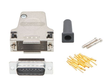 FCT from Molex, FCT Series D-Sub Connector Backshell For Use With D-Sub Connectors [FMK2-15P7-6191 / 1731140967]; 330-151
