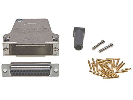 FCT from Molex, FCT Series D-Sub Connector Backshell For Use With D-Sub Connectors [FMK3-25S7-6191 / 1731140976]; 330-160
