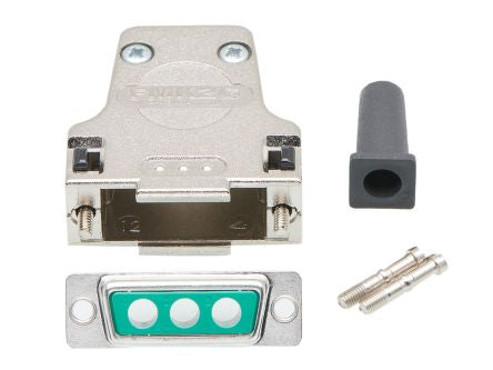 FCT from Molex, FCT Series D-Sub Connector Backshell For Use With D-Sub Connectors [FMK2G-3W3S-6195 / 1731140984]; 330-172