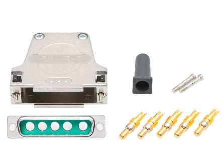 FCT from Molex, FCT Series D-Sub Connector Backshell For Use With D-Sub Connectors [FMK3G-5W5P-6198 / 1731140989]; 330-179