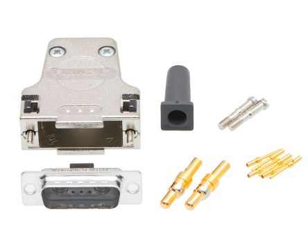 FCT from Molex, FCT Series D-Sub Connector Backshell For Use With D-Sub Connectors [FMK2G-7W2P7-6199 / 1731140991]; 330-182